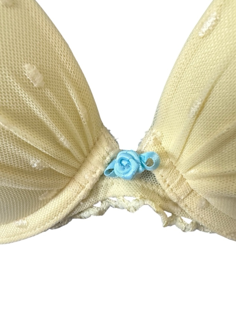 Adore Me Polka Dot Push Up Bra Set 36B Red + Yellow No Size Tags Bundle - Picture 8 of 11